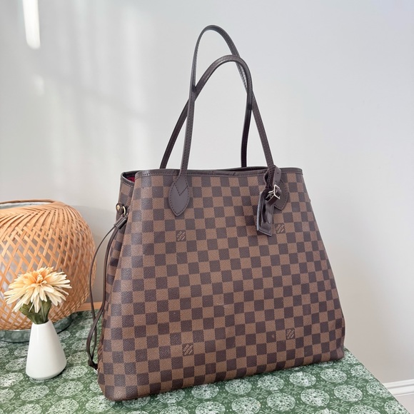 Louis Vuitton Neverfull GM Damier Ebene Large Tote Travel Bag - Picture 12 of 14